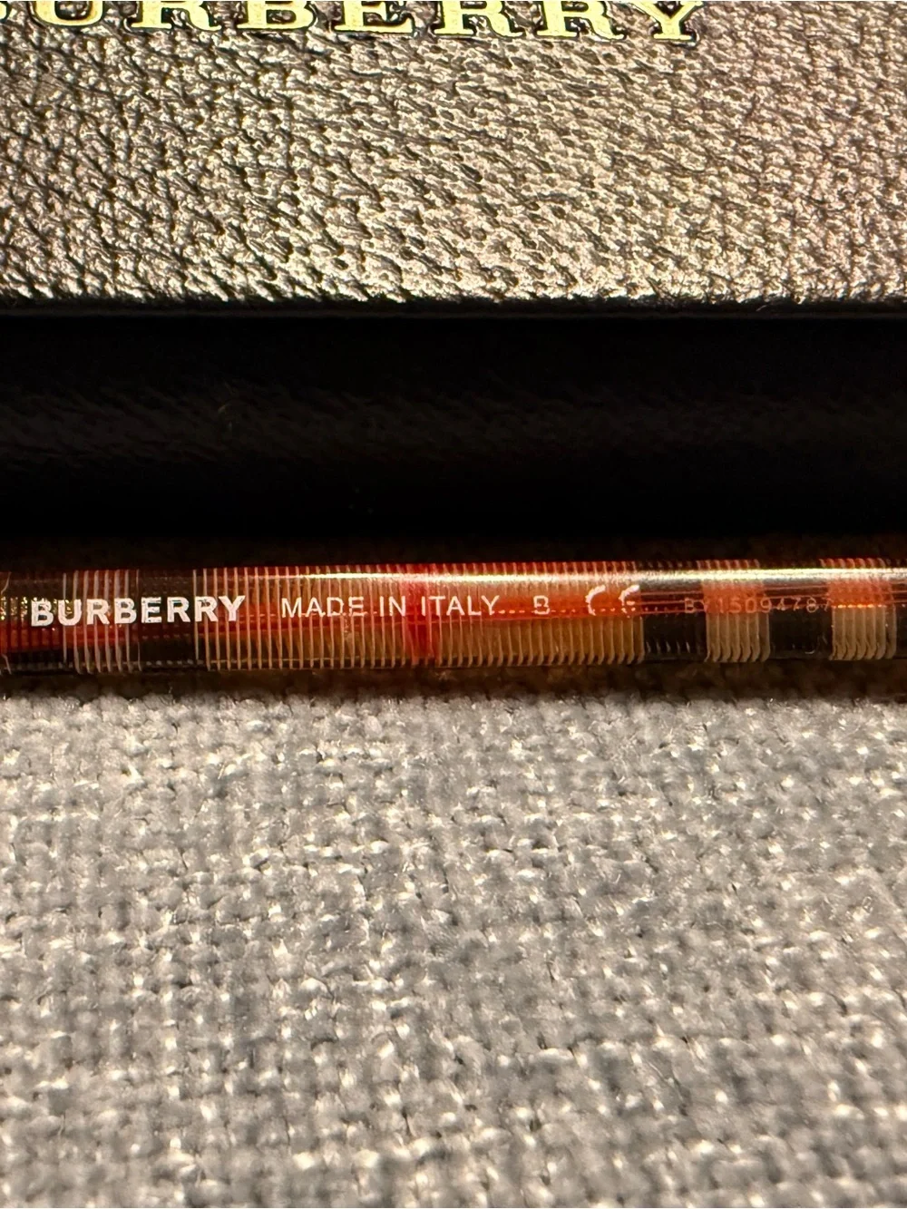 Burberry B4150 3478 Check Cat Eye Sunglasses w/ Case